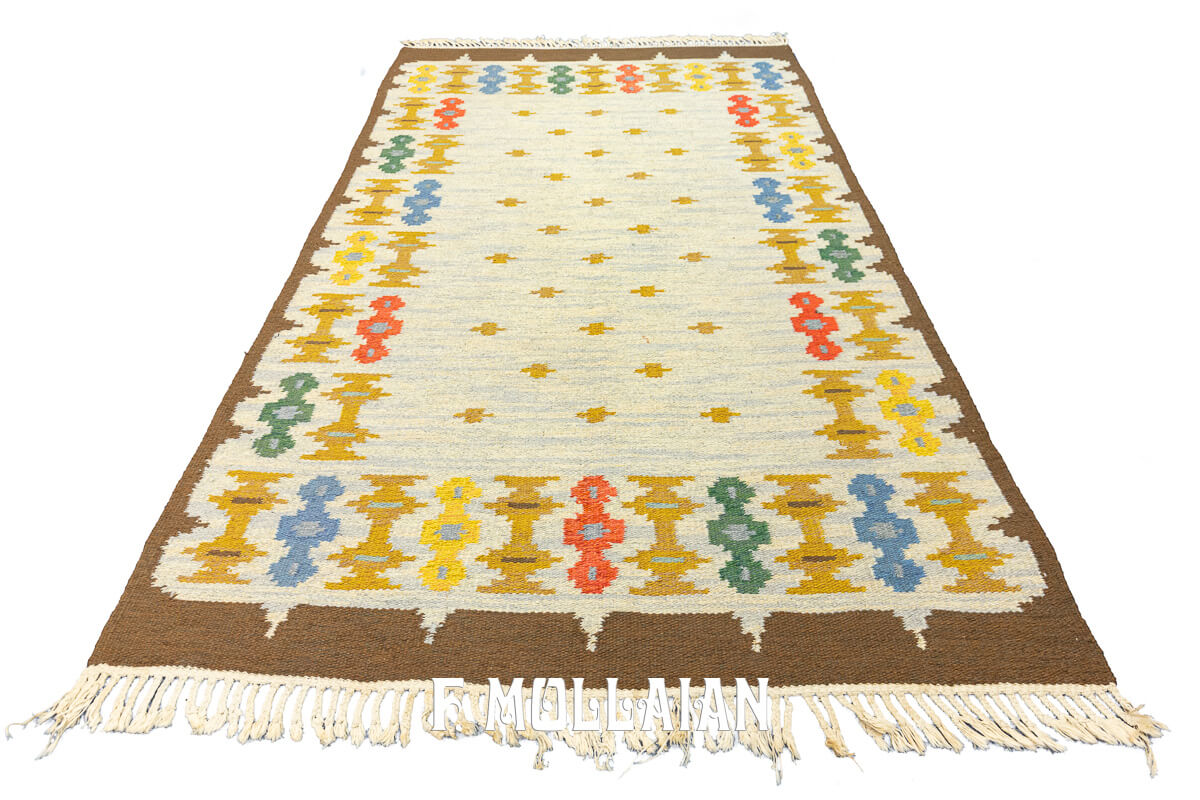 Scandinavian Rollakan Swedish Rug n°:138929